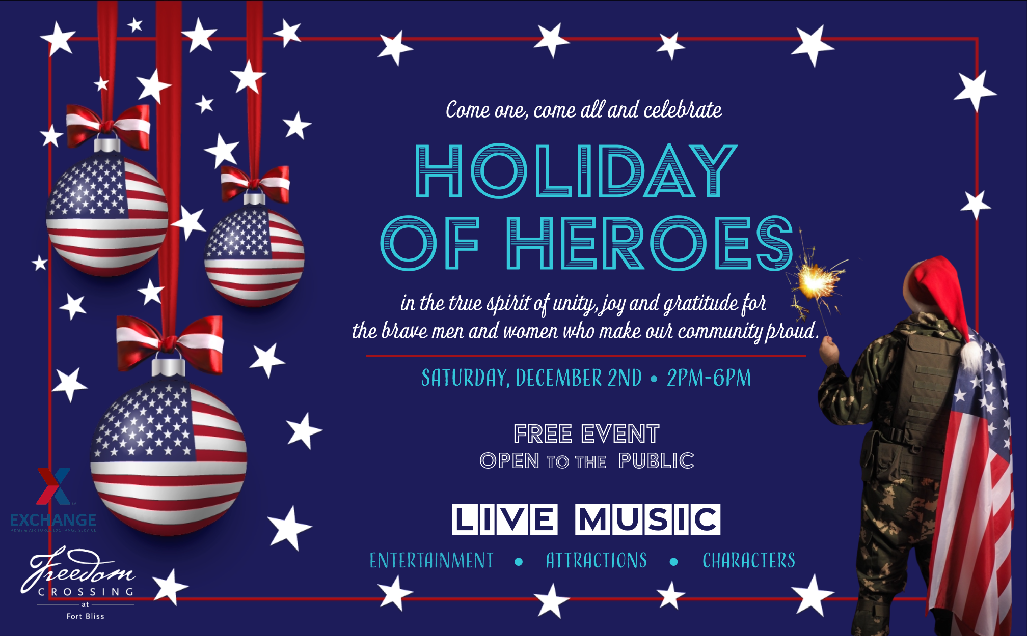 HOLIDAY OF HEROES Freedom Crossing at Fort Bliss